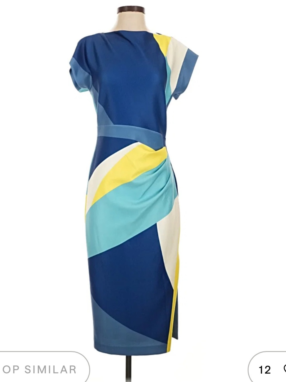 Donna Karan New York 18W blue dress